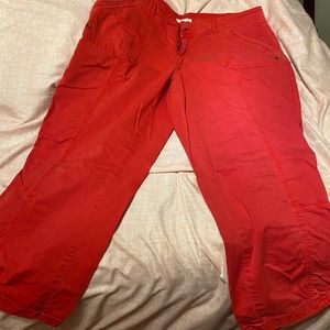 Red Maurices ankle length pants